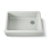 Whitehaven® 33" x 22" Self-Trimming Under-Mount Single-Bowl Kitchen Sink with Tall Apron