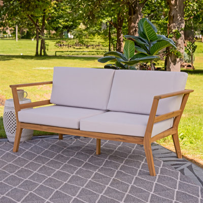 Causeuse de jardin en acacia Bodie