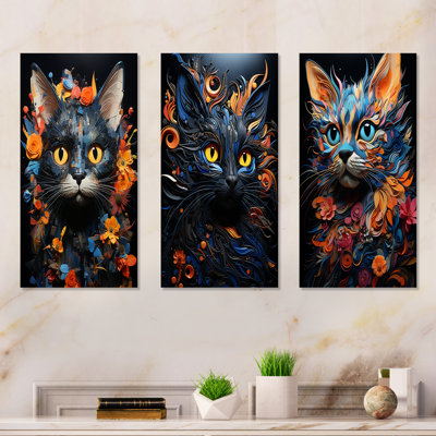 Pixiebob Pondering Cat Collage