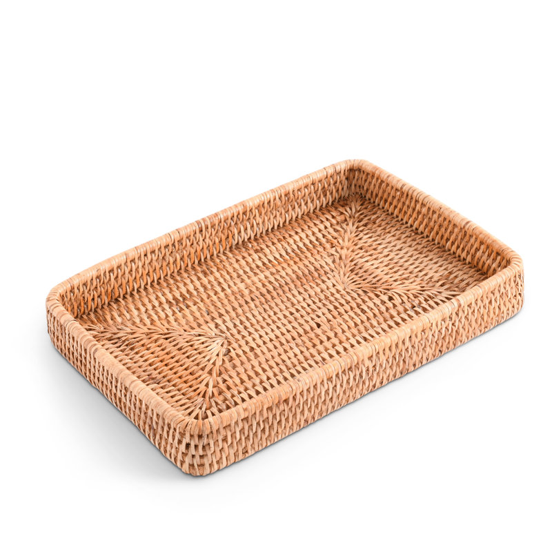 Rotin en osier tissé à la main Catchall Tray