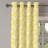 Yellow White Grommet Curtain Decorative 2-Panel Window Drapes, 50"x72", Earth Yellow White-2029558220