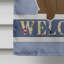 Polyester 2 côtés 40 x 28 po welcome drapeau maison-73943334