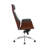 Baver Faux Leather Mid-Century Executive Office Chair-1888491515