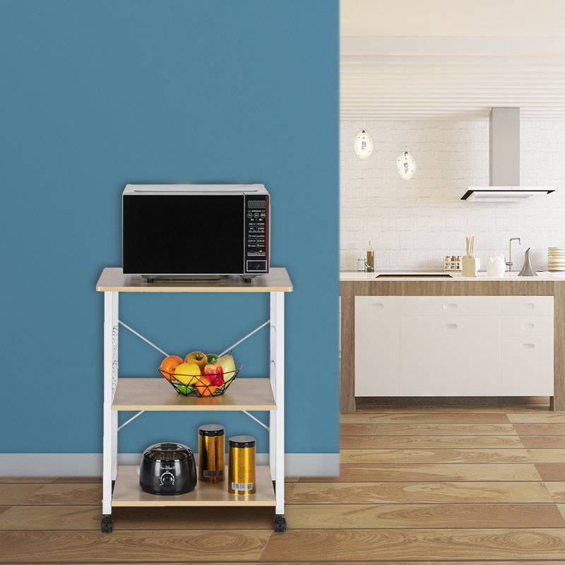 Blount Metal Kitchen Cart, Natural