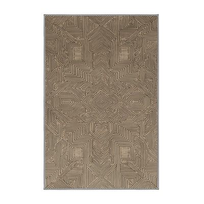 Machine Washable Turkish Gray Area Rug