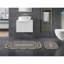 Ensemble de tapis de bain Premium (2 pièces), 19,7 po x 23,6 po et 23,6 po x 39,4 po | 100% polyester, 1 300 g / m², hauteur des poils: 0,4 po | Dessous antidérapant, antibactérien, lavable à la machine | Idéal pour le confort et la sécurité de la-2077438266