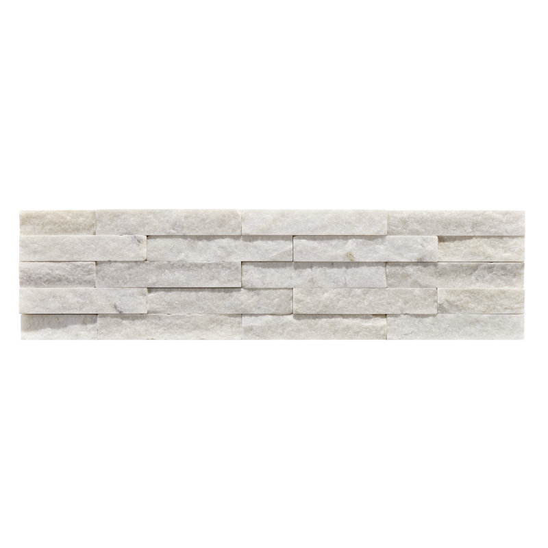 Bande élancée 3 po x 12 po Carrelage mural en marbre, Porcelaine