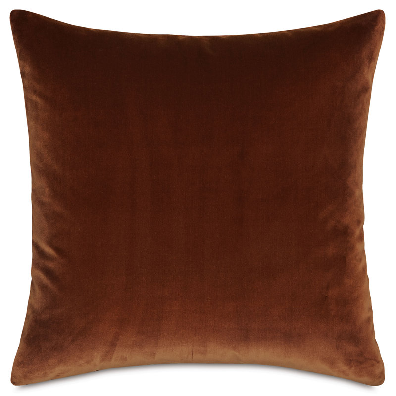 Coussin décoratif en alpaga Brahms, Carré 24 po, Rouge