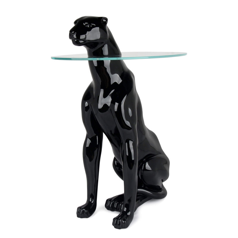 Ayriel Glass Top End Table