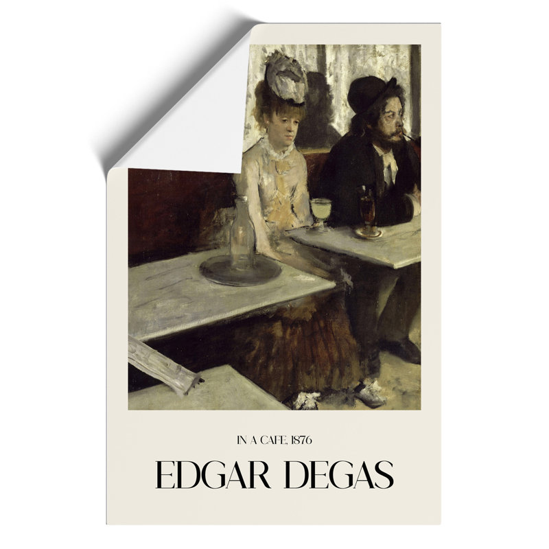 Absinthe Drinkers Print by Edgar Degas - Frameless Print, 30cm H x 21cm W x 0.1cm D