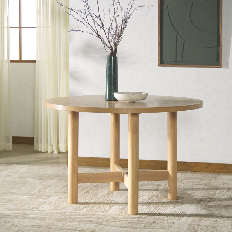 Ady Kaplan 47" Round Dining Table, Natural