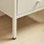 40cm W Metal Bedside Table-1361017788