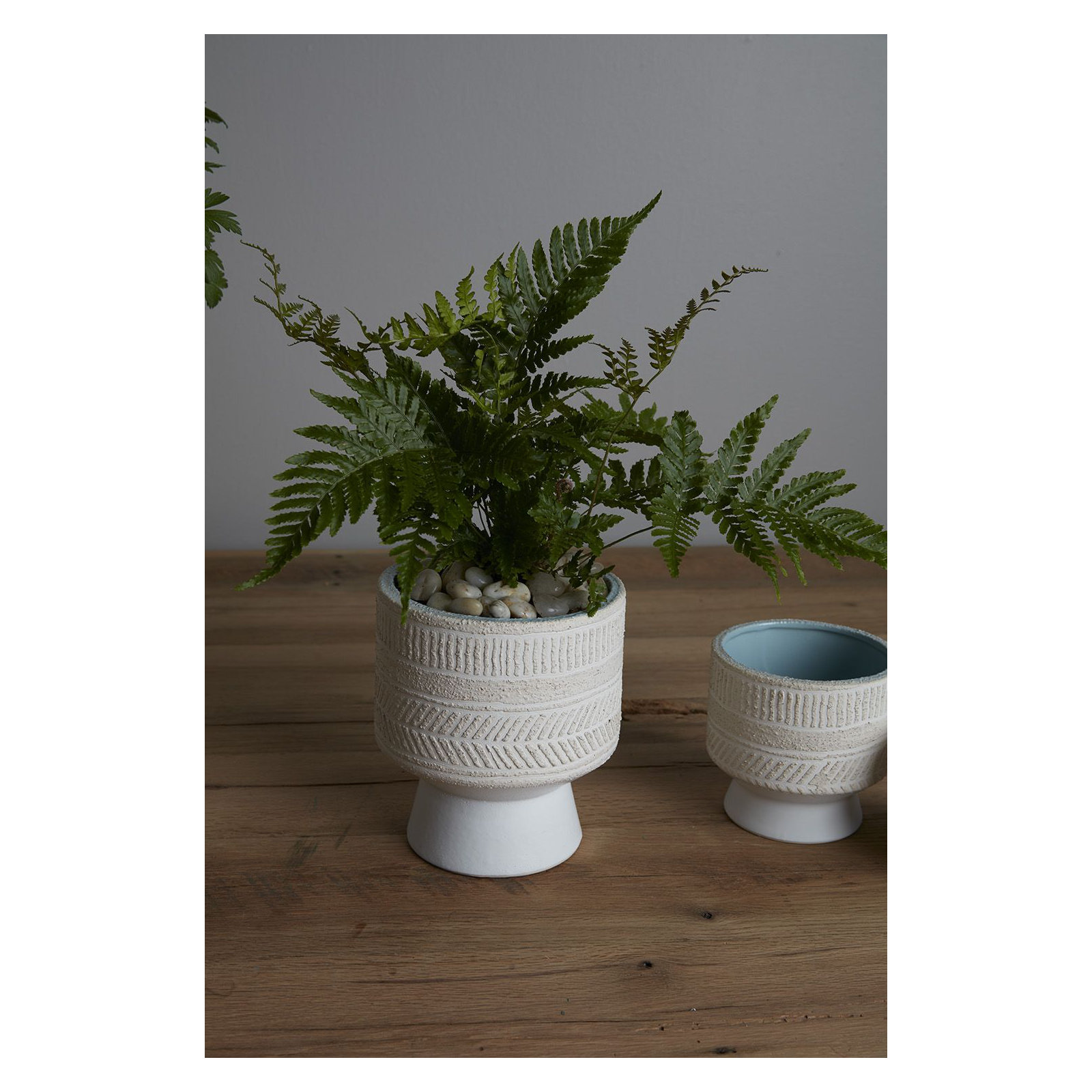 Ceramic Pot Planter, 4.25" H x 4.5" W x 4.5" D