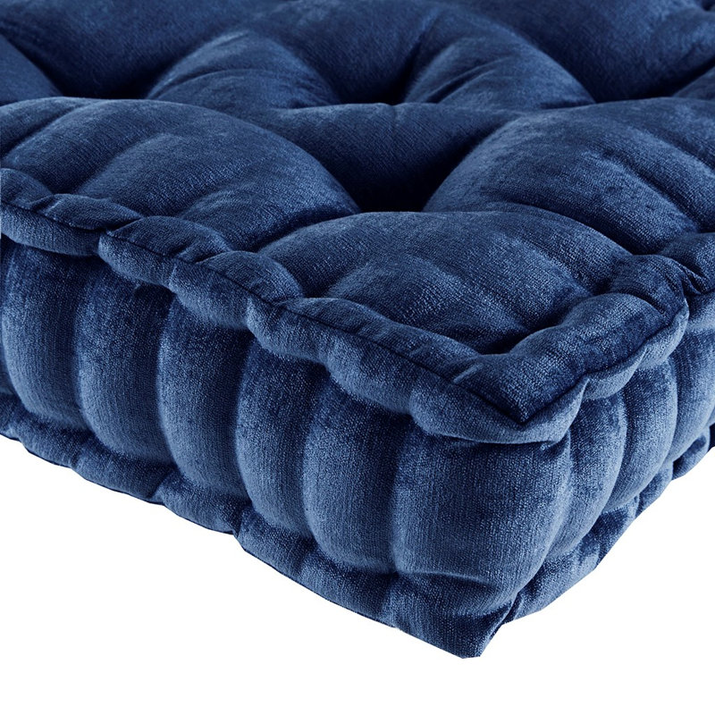 Coussin de sol Gracie Mills, Bleu marine