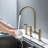AWZTOO Kitchen Faucet with Side Spray-84886394