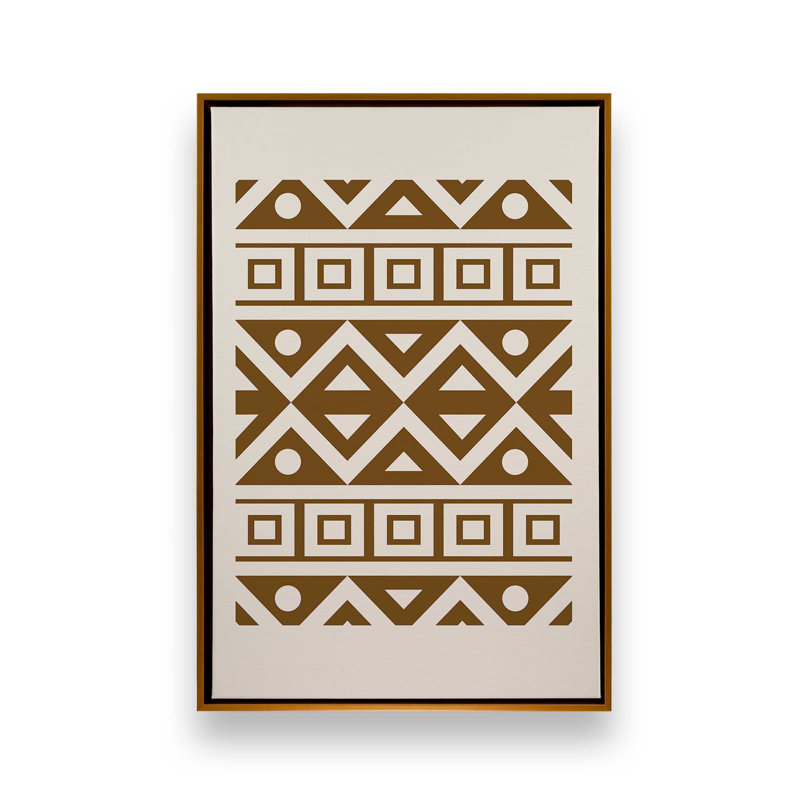 «Abstract Heritage II», Or poli, H 18,75 po x l 12,75 po
