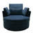 Upholstered Swivel Lounge Armchair With Pillow(Set of 2)-116445232