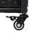 52.8"W Wicker Outdoor Grill Cart With Extended Plastic Wood Table Top, Rolling Kitchen Island On Wheels With Storage Cabinet, For Patio Backyard Garden Poolside, Double Handle Design-129457782