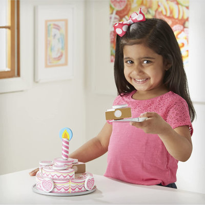 Triple-Layer Party Cake Play Food Set