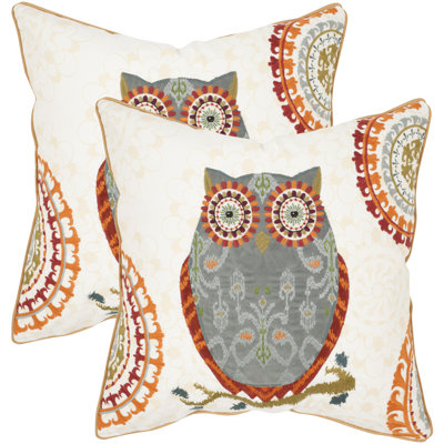 Percy Cotton Throw Pillow