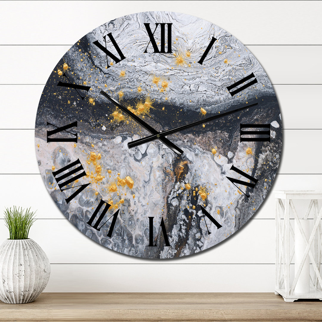 Metal Wall Clock East Urban Home 