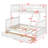 Bunk Bed with Ladder and Drawers-1828535390