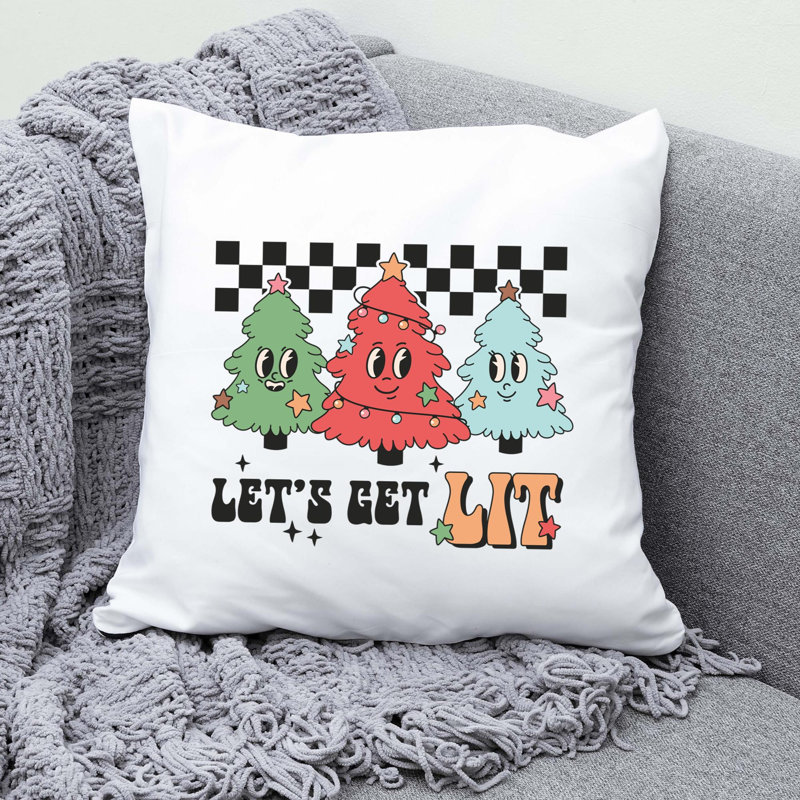 Christmas_13 Reversible Throw Pillow, 18" x 18"