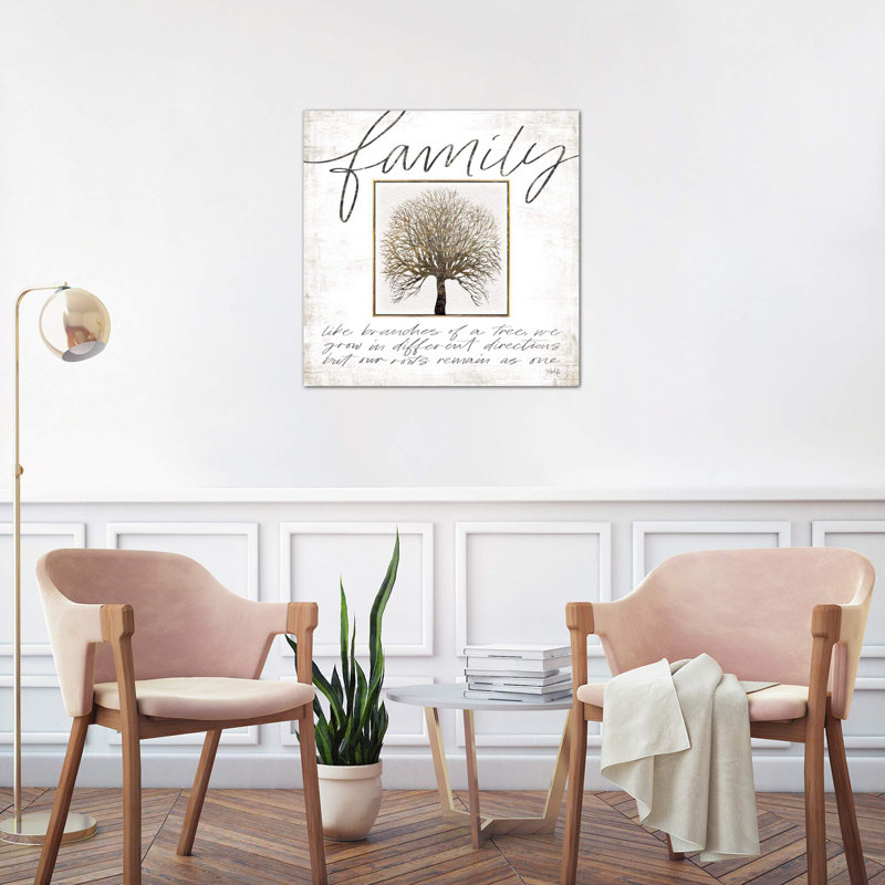Family Tree - Wrapped Canvas Print, Wrapped Canvas, 45.72 cm H x 45.72 cm W x 1.91 cm D