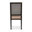 Chaise d'appoint en tissu Cane
