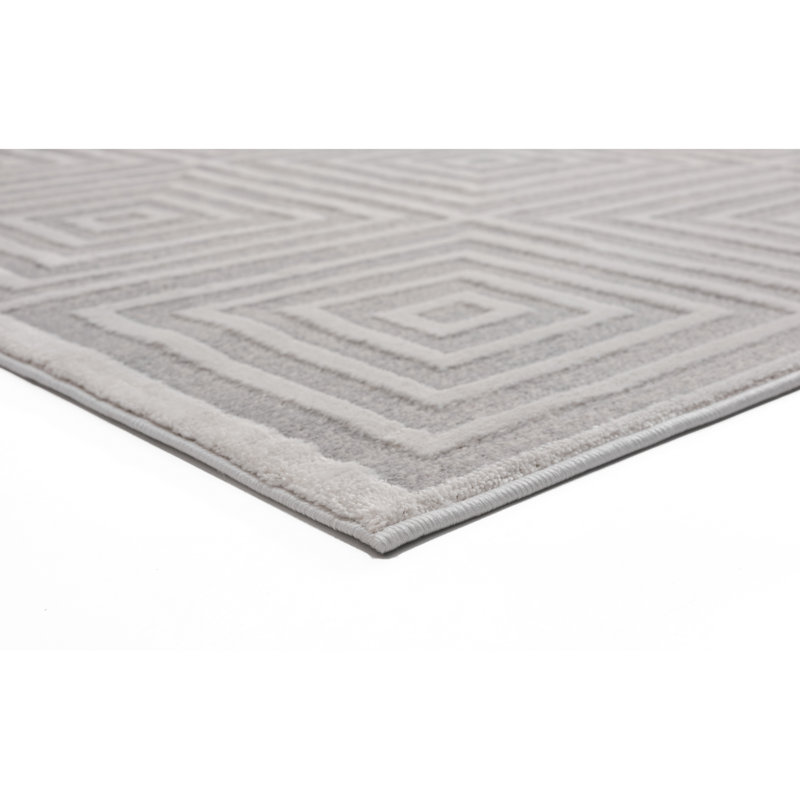 Emmeline Geometric Indoor Rug, Round 7'10"