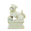 2 Piece Celadon Peking Lion Figurine Set