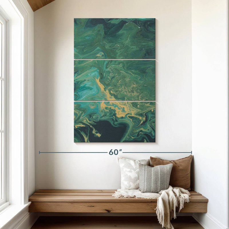 Avery Rambling Sage I, 50" H x 32" W