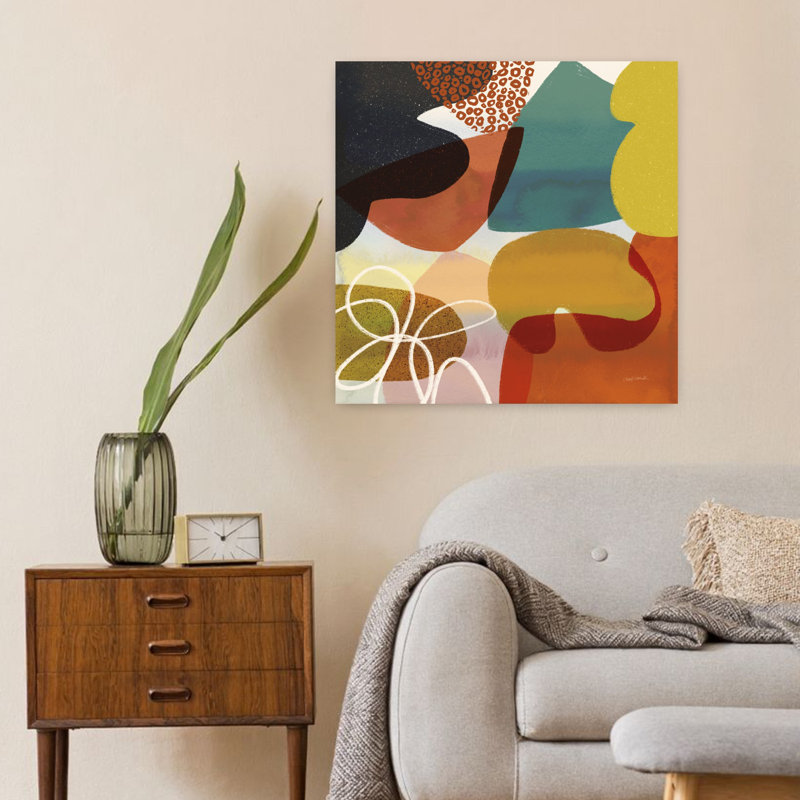 Variété VI, art contemporain moderne abstrait, H 24 po x l 24 po