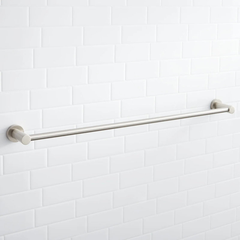 28" Ceeley Collection Wall-Mount Towel Bar, Brushed Nickel