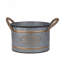 Ensemble de 3 pots décoratifs en métal Huxley