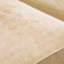 Canapé modulaire 103,15 po avec jupe plissée à volants amovible, canapé nuage en chenille, repose-pieds et accoudoirs évasés, canapé en tissu en L à 4 places