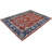 Dorn One-of-a-Kind 6' x 7'11" 1960s Area Rug in Rust/Blue
