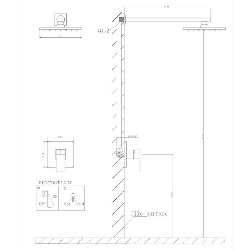 All-In-One Kit with Rough in-Valve