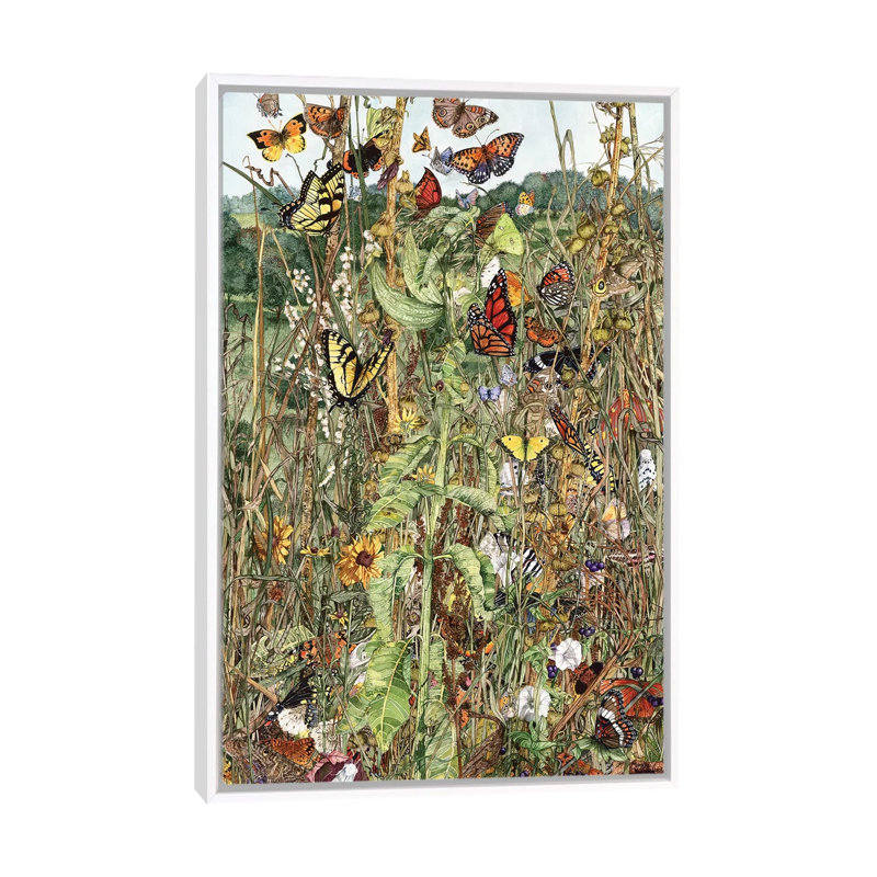 «Late Summer» par Maggie Vandewalle - reproduction d'art, H 40 po x l 26 po x P 1,5 po, Toile blanche encadrée, Pas de tapis