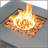Rectangular Steel Propane Fire Pit Table 40000 BTU For Outdoor Patio Garden Backyard