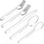 Ensemble de couverts en acier inoxydable 20 pièces Potter, service pour 4, finition satinée moderne, durable et élégante pour la maison, la cuisine et l'extérieur-1144667681