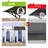 Yescom 38'' W x 9.8'' D Plastic Cover Retractable Patio Awning-95959942