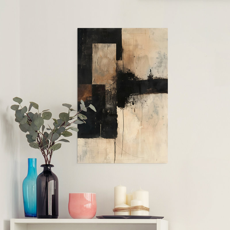 ABSTRACT Series CECLXI - Impression sur toile seulement - NON CADRE, H 60 po x l 40 po