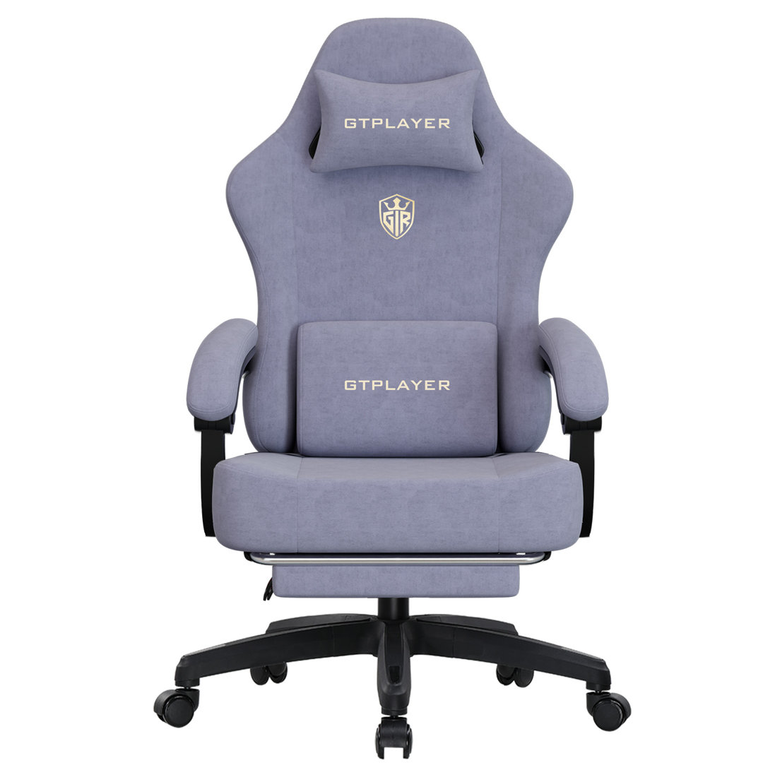GTPLAYER GAMING CHAIR Adjustable Headrest and Adjustable Padded Armrests PC & Racing Game Chair