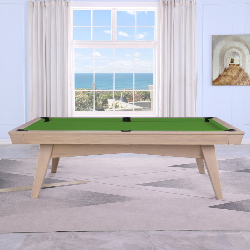 Table de billard sans ardoise ModArt, Bois flottant, 7 pi, Vert pomme