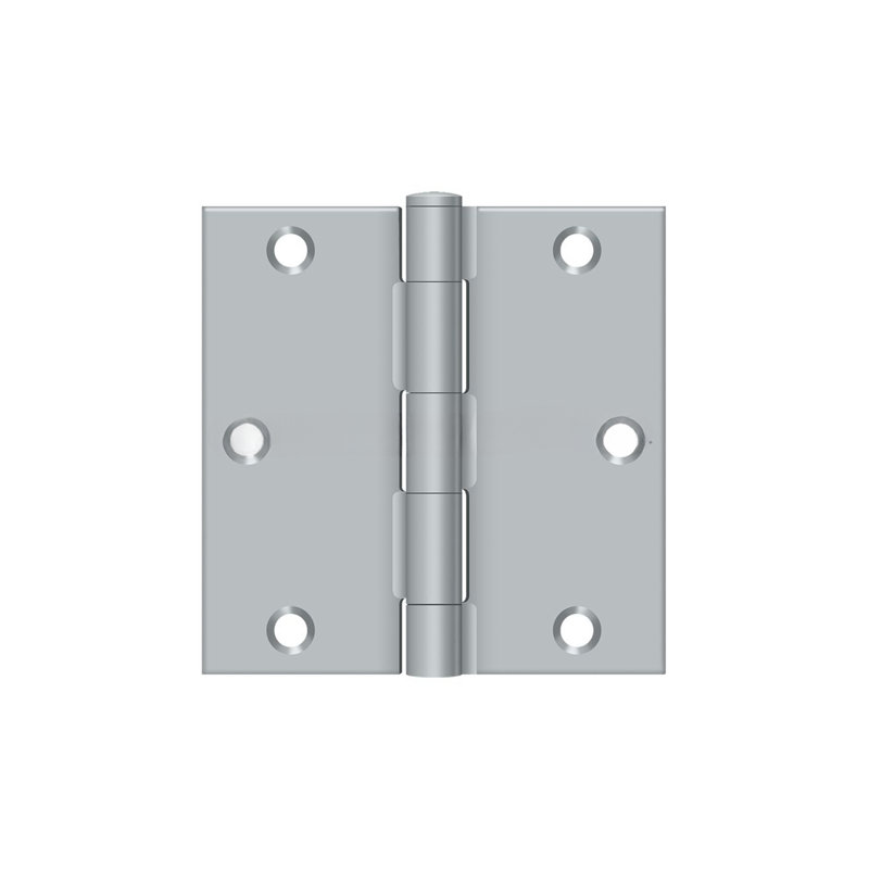 Steel Hinge, Brushed Chrome