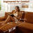 Boneless 109'' Oversized Boneless Sofa, Corduroy Modular Sectional Sofa With Chaise,No Assembly Required-407318884