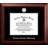 Satin Brown Wood Embossed Picture Frame with Mat