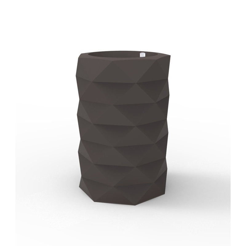 Marquis Resin Pot Planter, Bronze, 19.25" H x 24" W x 24" D