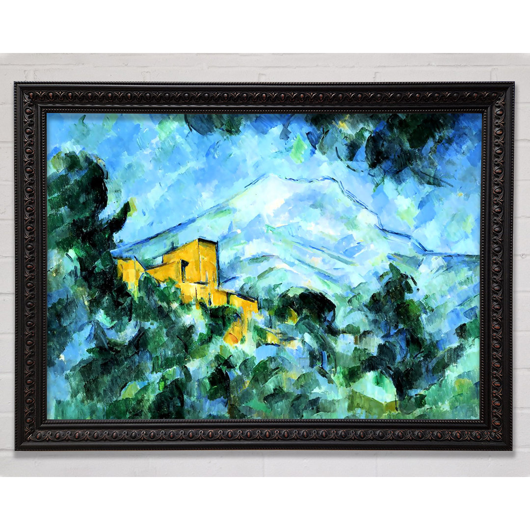 Cezanne Mont Sainte-Victoire und Chateau Noir - Einzelne Bilderrahmen Kunstdrucke